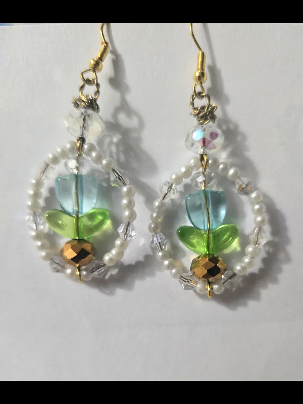 Blue Tulip Pearl Earrings: A Symbol of Hope & New Beginnings Jewelry